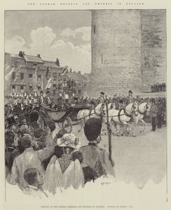 Den tyske keiseren og keiserinnen i England